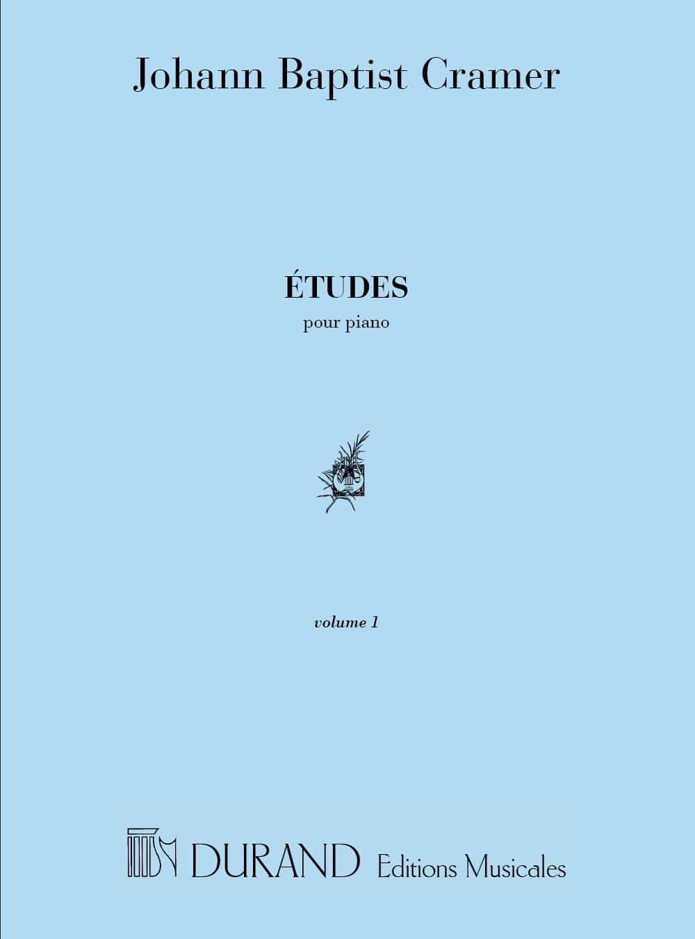 DURAND CRAMER - ETUDES VOLUME 1 - PIANO