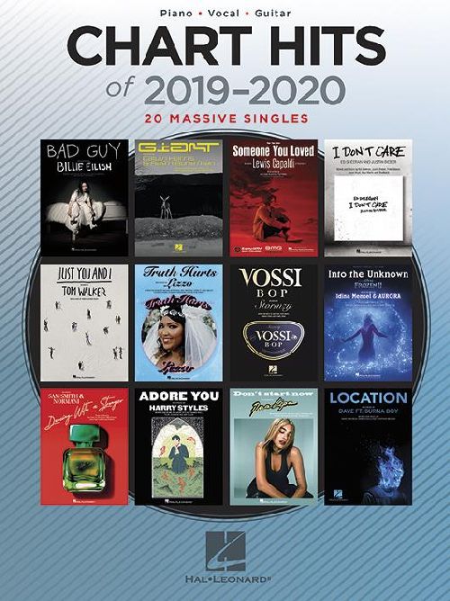 HAL LEONARD CHART HITS OF 2019-2020 - PIANO, VOCAL AND GUITARE