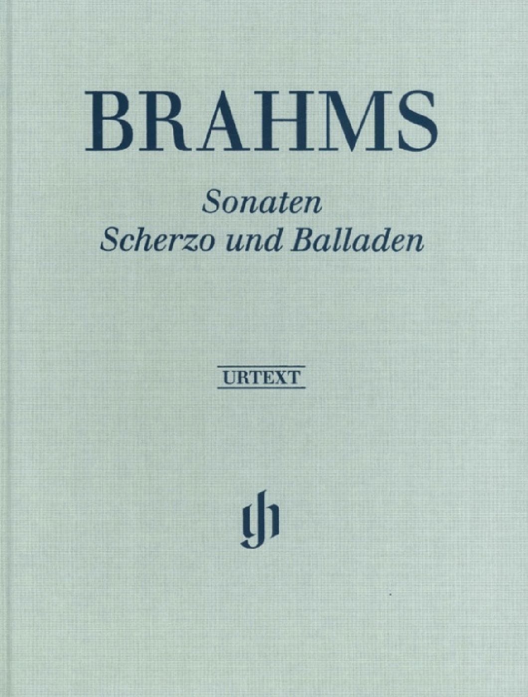 HENLE VERLAG JOHANNES BRAHMS - SONATAS, SCHERZO AND BALLADS PB