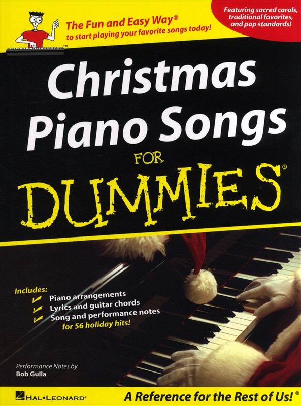 HAL LEONARD CHRISTMAS PIANO SONGS FOR DUMMIES - PVG