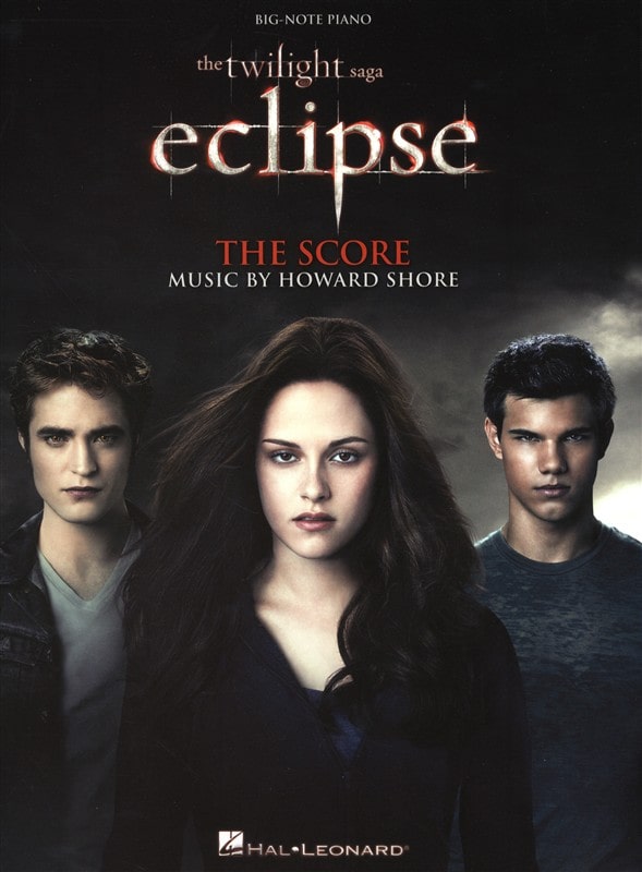 HAL LEONARD TWILIGHT ECLIPSE MUSIC FROM THE FILM SCORE BIG NOTE - PIANO SOLO