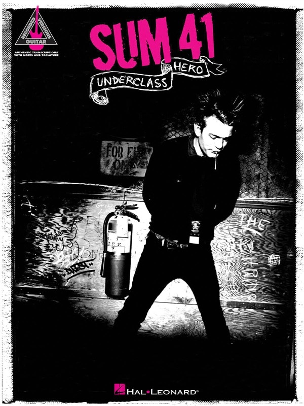 HAL LEONARD SUM 41 - UNDERCLASS HERO GUITAR RECORDED VERSION - GUITAR TAB