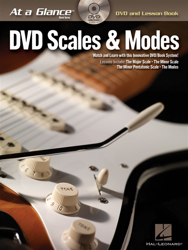 HAL LEONARD AT A GLANCE GUITAR SCALES AND MODES + DVD - GUITAR