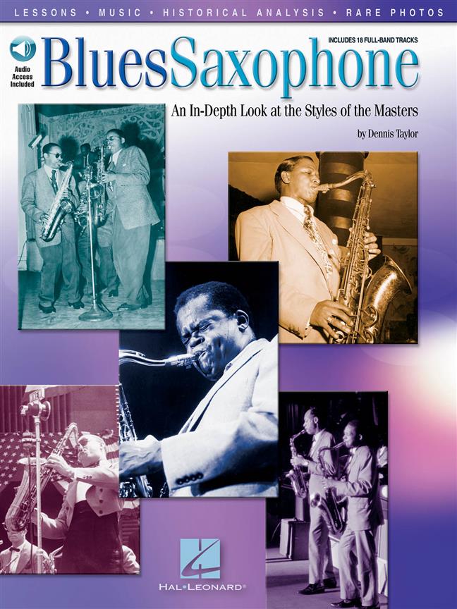 HAL LEONARD TAYLOR DENNIS - BLUES SAXOPHONE - ONLINE AUDIO