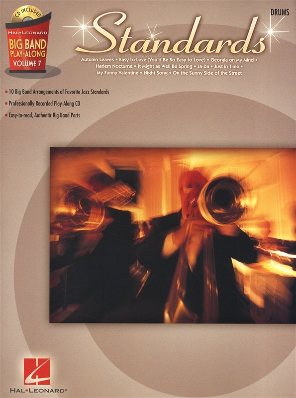 HAL LEONARD BIG BAND PLAY ALONG VOLUME 7 STANDARDS DRUMS + CD - DRUMS