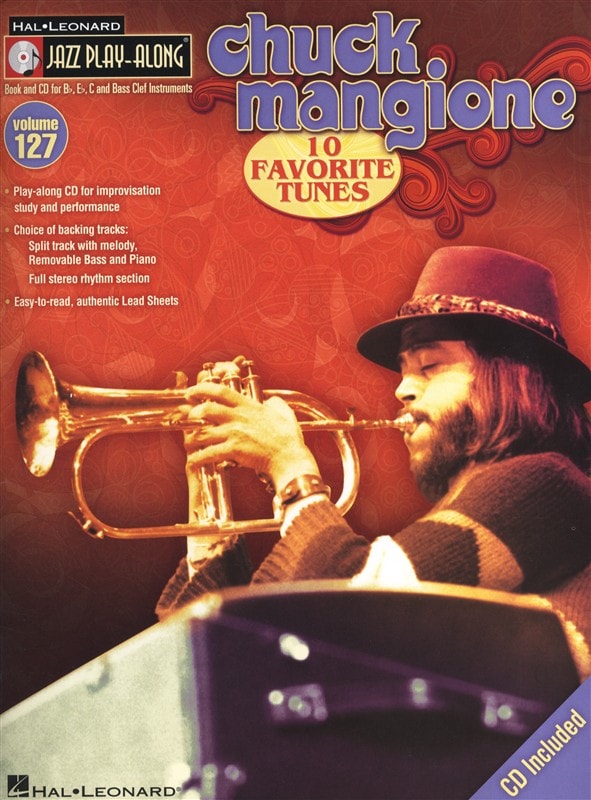 HAL LEONARD JAZZ PLAY ALONG VOLUME 127 - MANGIONE CHUCK ALL INST + CD - C INSTRUMENTS