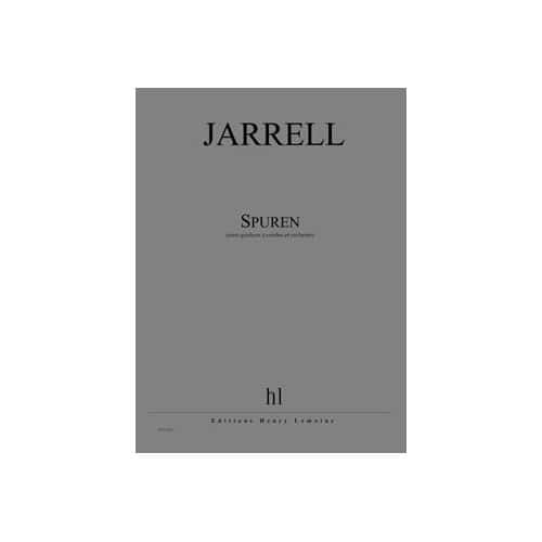 LEMOINE JARRELL MICHAEL - SPUREN (NACHLESE VII) - PARTITION