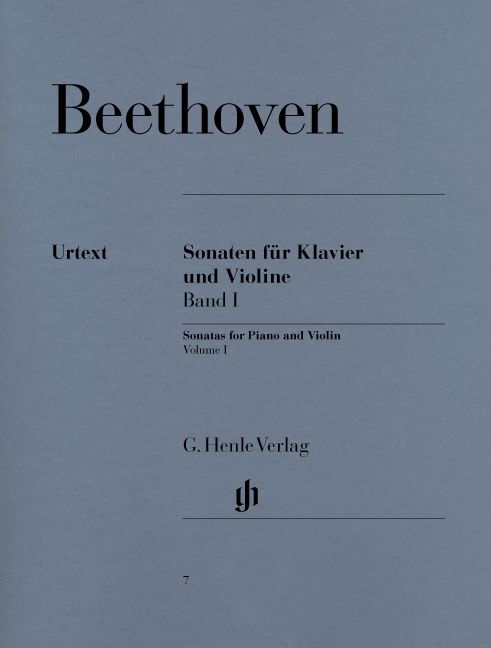 HENLE VERLAG BEETHOVEN L.V. - SONATAS FOR PIANO AND VIOLIN VOLUME I