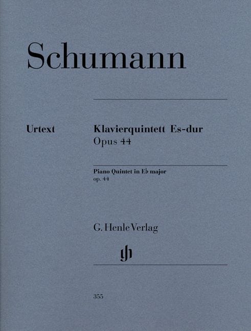 HENLE VERLAG SCHUMANN R. - PIANO QUINTET IN EB MAJOR OP. 44