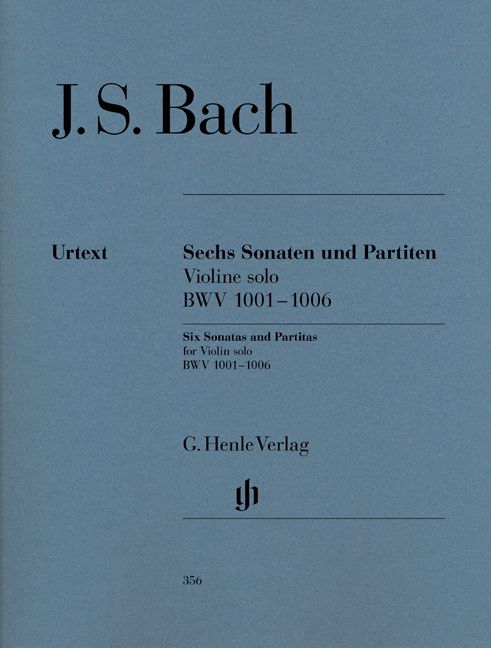 HENLE VERLAG BACH J.S. - SONATAS AND PARTITAS BWV 1001-1006 FOR VIOLIN SOLO (NOTATED AND ANNOTATED VERSION)
