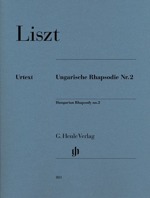 HENLE VERLAG LISZT F. - HUNGARIAN RHAPSODY NO. 2