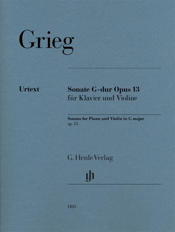 HENLE VERLAG GRIEG EDVARD - SONATE G-DUR OP.13 - VIOLON & PIANO