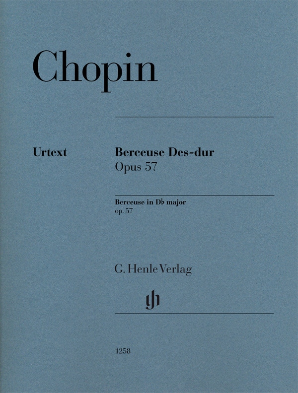 HENLE VERLAG CHOPIN F. - BERCEUSE EN RE BEMOL OP.57 - PIANO 