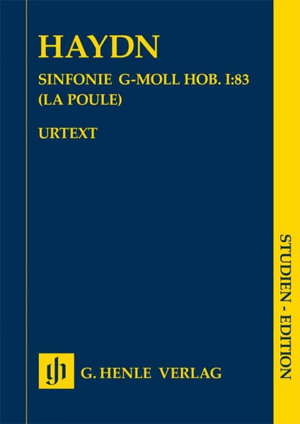 HENLE VERLAG HAYDN JOSEPH - SINFONIE G-MOLL HOB. I:83 