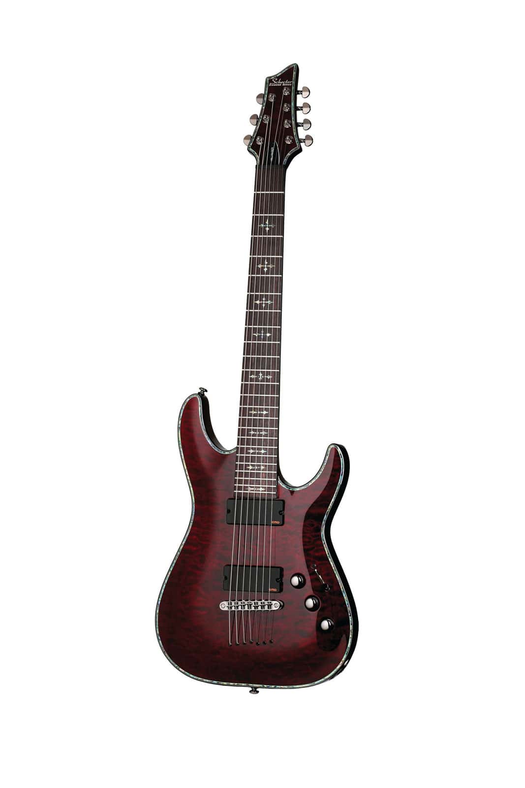 SCHECTER C-7 HELLRAISER BLACK CHERRY