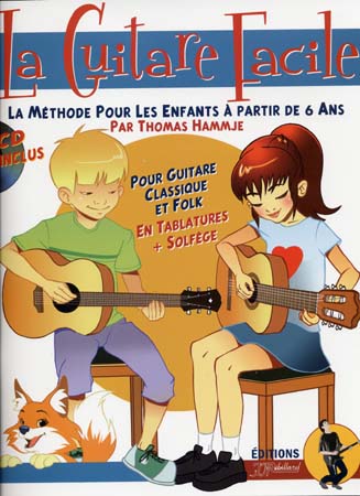 JJREBILLARD GUITARE FACILE METHODE POUR ENFANTS + CD - GUITARE