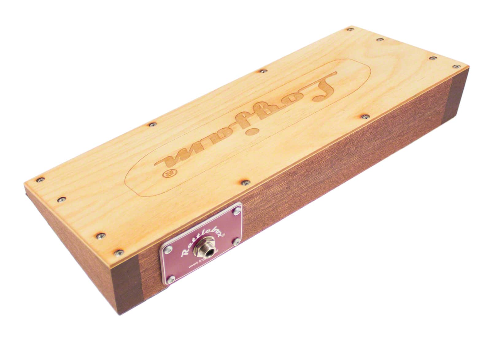 LOGJAM RATTLEBOX SNARE ANALOG STOMP BOX SAPELE