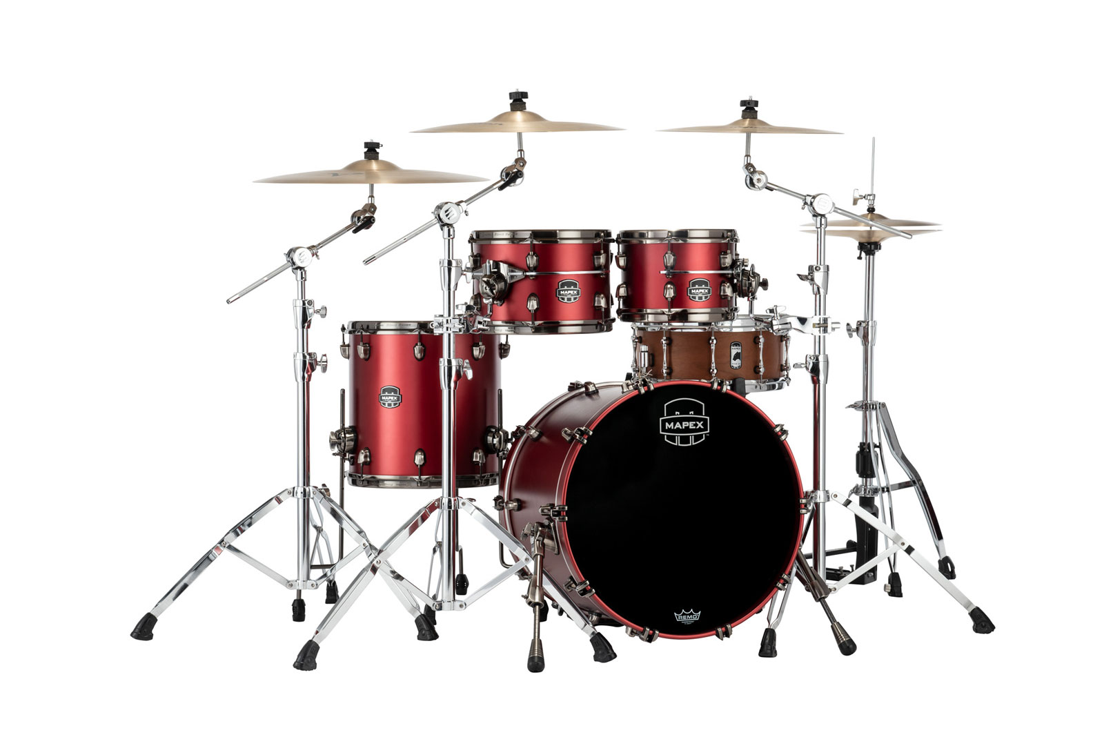 MAPEX SATURN EVO 4 DRUMS TUSCAN RED