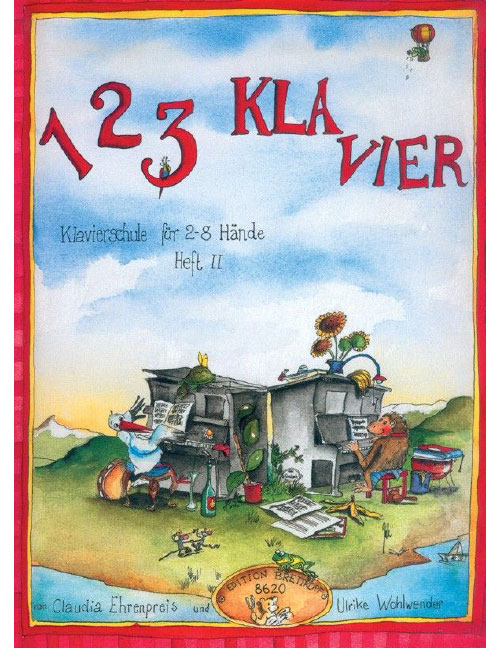 EDITION BREITKOPF EHRENPREIS/WOHLWENDER - 1 2 3 KLA-VIER HEFT 2 - PIANO