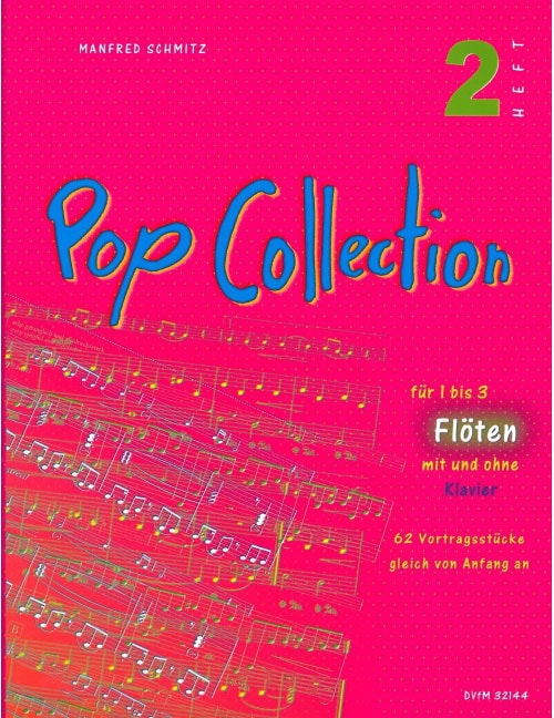 EDITION BREITKOPF SCHMITZ MANFRED - POP COLLECTION HEFT 2 - FLUTE, PIANO