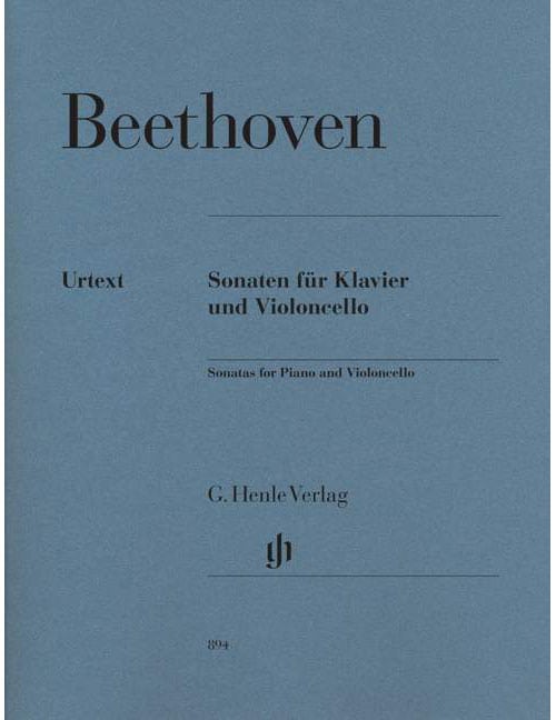 HENLE VERLAG BEETHOVEN L.V. - SONATAS FOR PIANO AND VIOLONCELLO