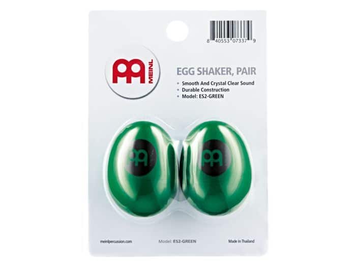 MEINL PLASTIC EGG SHAKERS GREEN