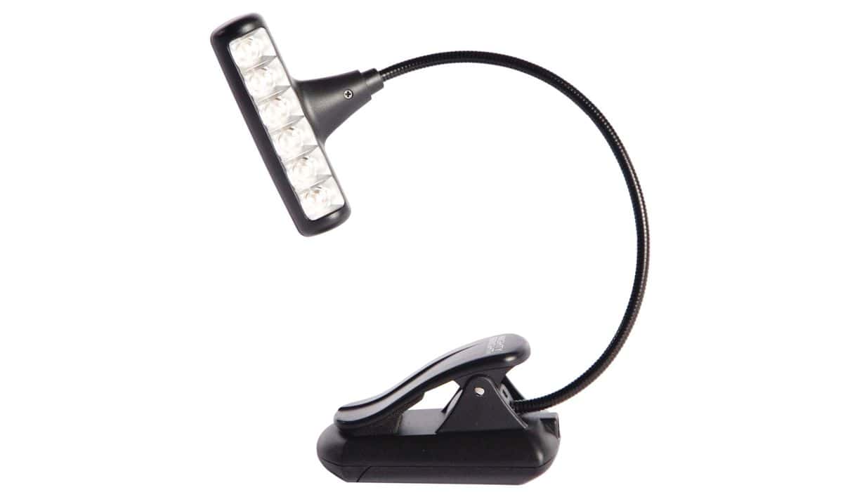 MIGHTY BRIGHT 85665-000-55 MUSIC STAND LIGHT HAMMER HEAD BLACK