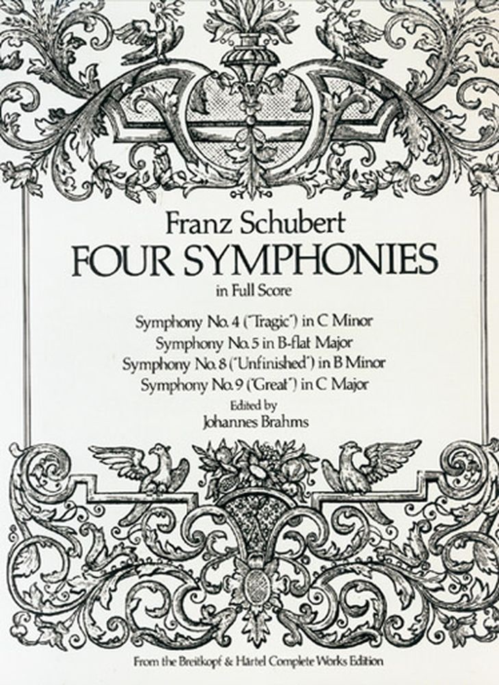 DOVER SCHUBERT F. - FOUR SYMPHONIES - FULL SCORE