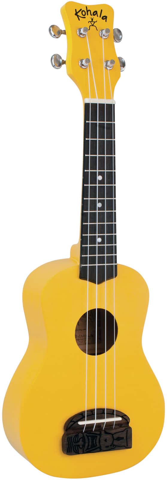 KOHALA UKULELE SOPRANO KOHALA TIKI YELLOW