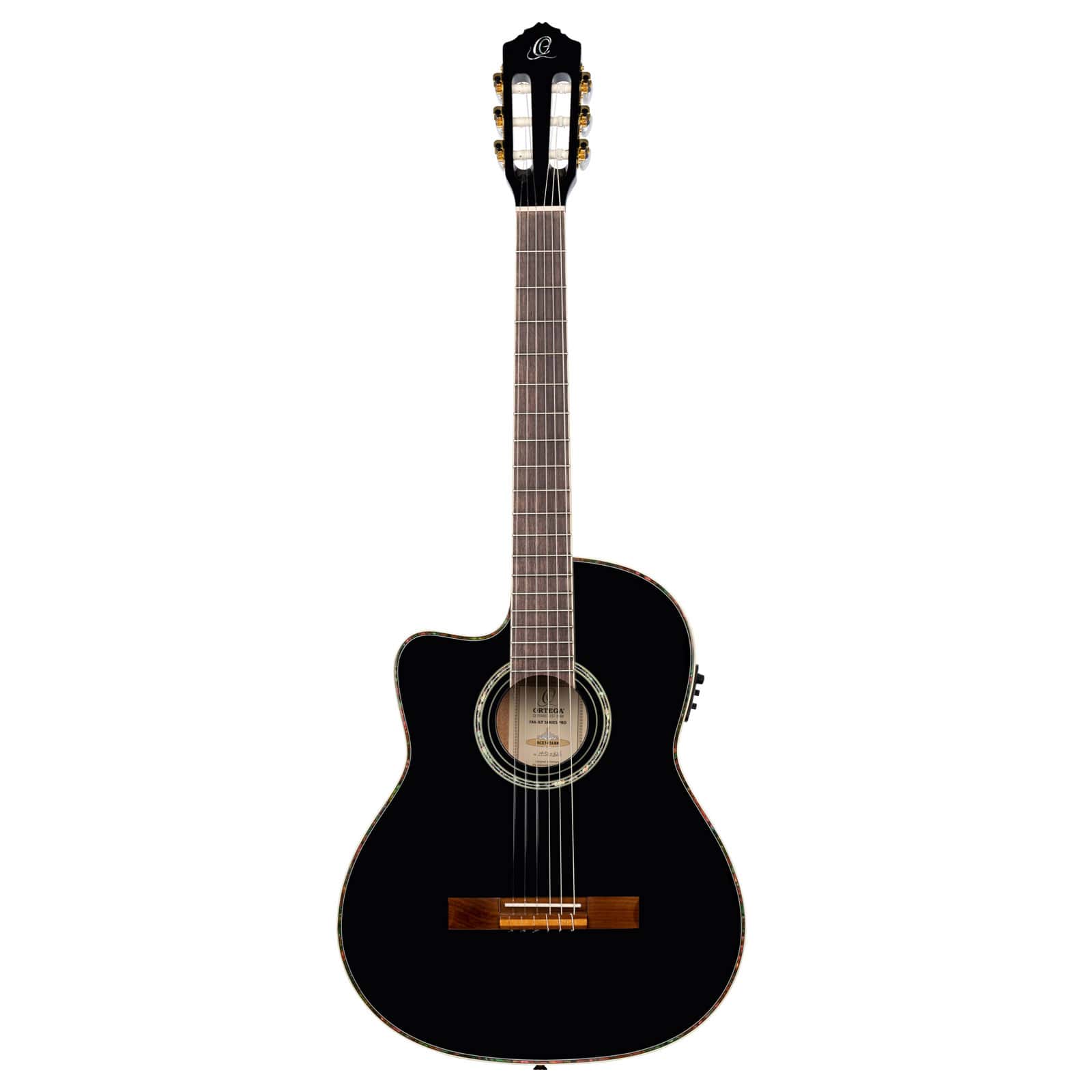 ORTEGA LEFT HANDED RCE145 SPRUCE SLIM NECK BLACK