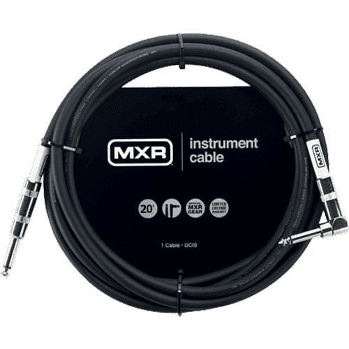 MXR CABLES STANDARD INSTRUMENT CABLES JACK /JACK ELBOW 6M