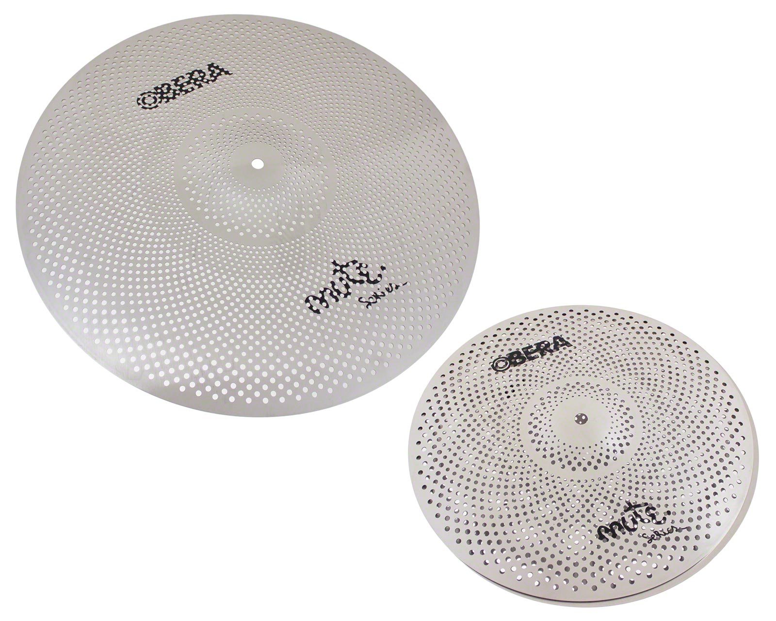 OBERA CYMBALS MUTE 2X SILENT CYMBALS SET - 14