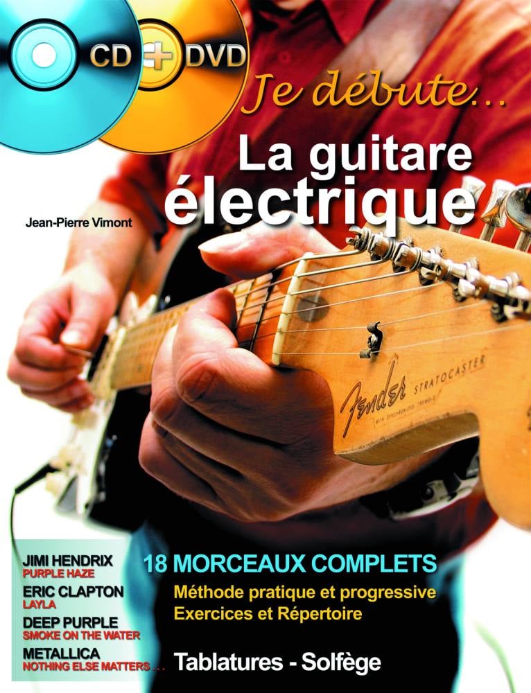 HIT DIFFUSION VIMONT J.P. - JE DEBUTE LA GUITARE ELECTRIQUE + CD + DVD