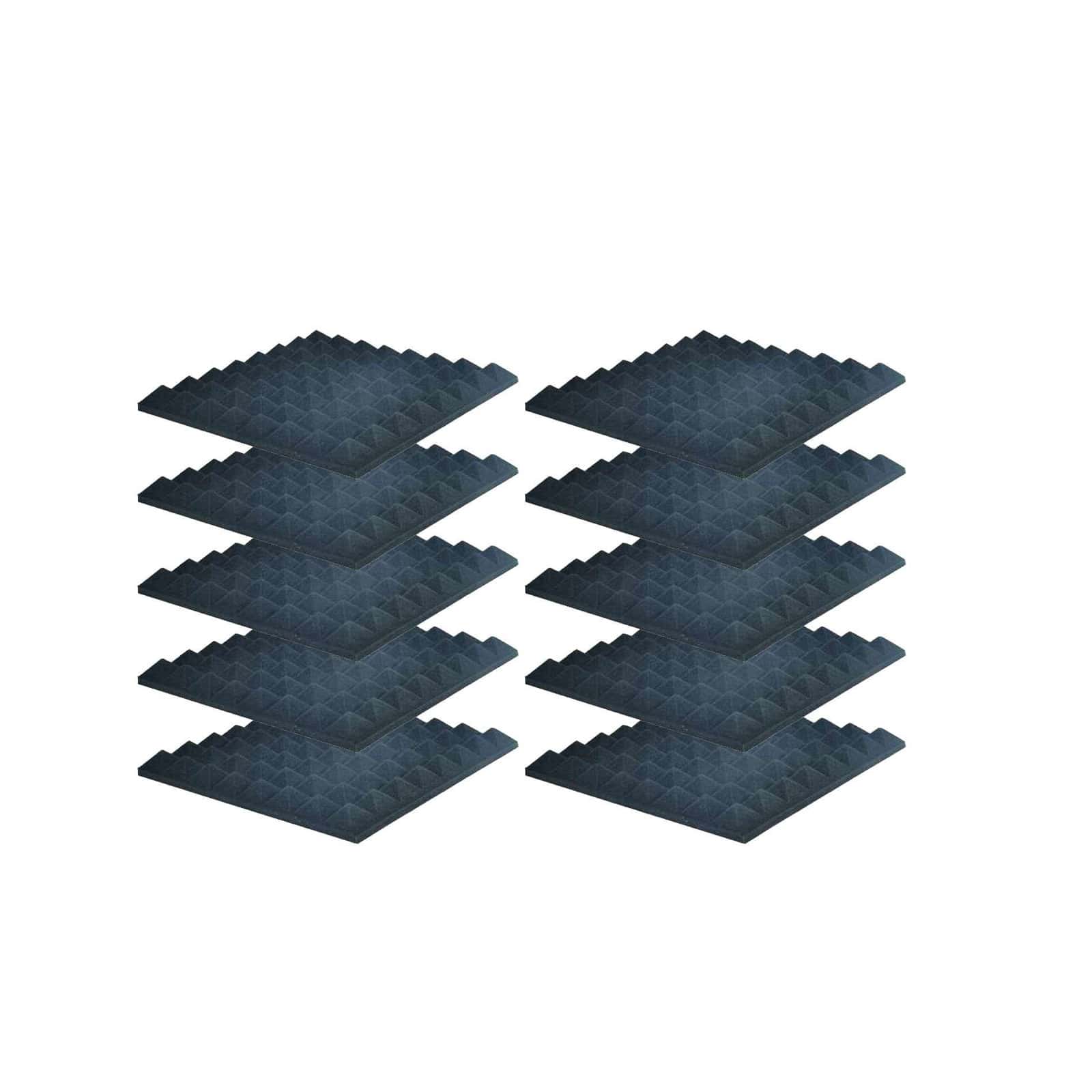 POWER STUDIO FOAM 200 ACOUSTIC FOAM BLACK 10 PACK