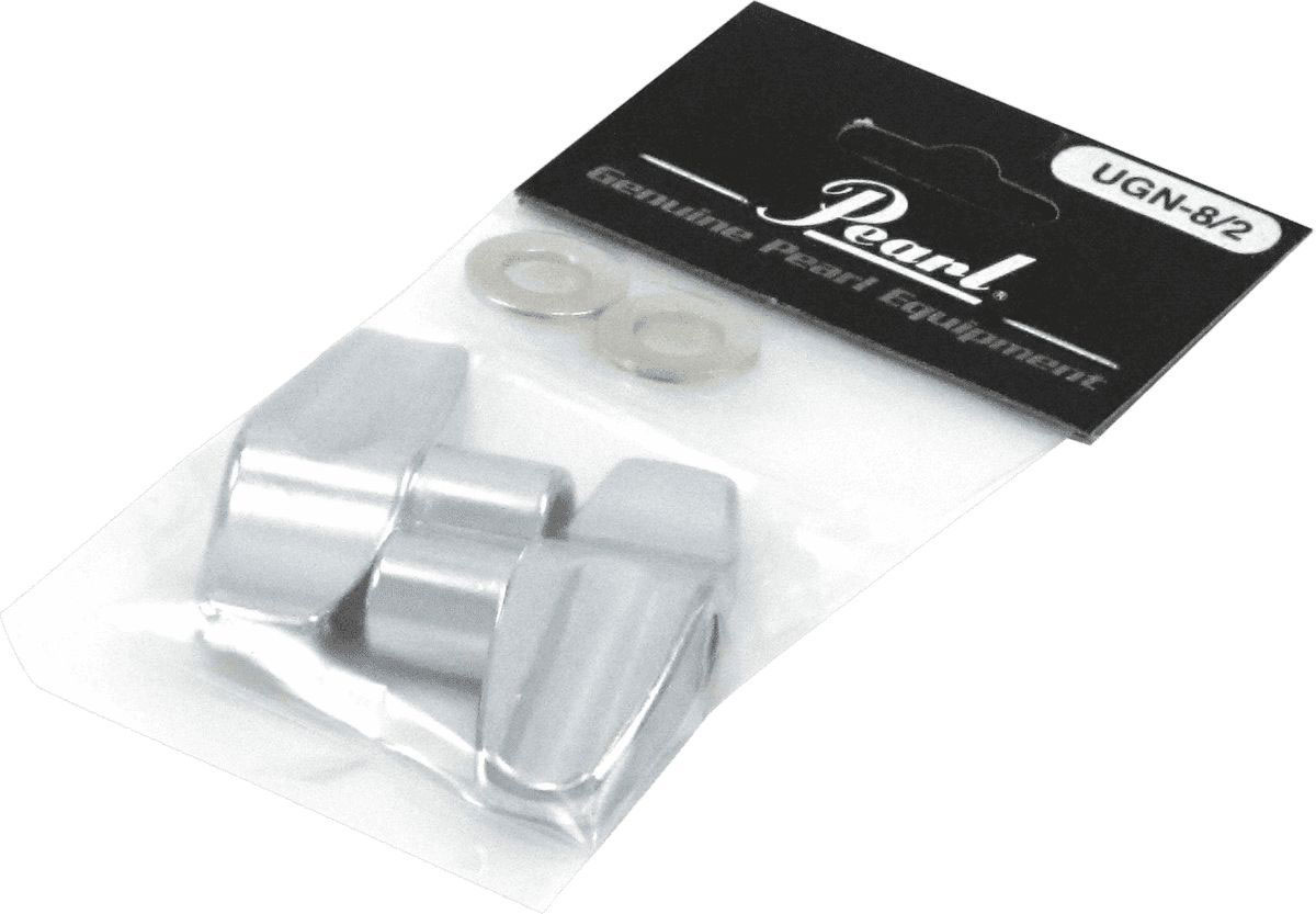 PEARL DRUMS HARDWARE 2 M8 WING NUTS + WASHERS