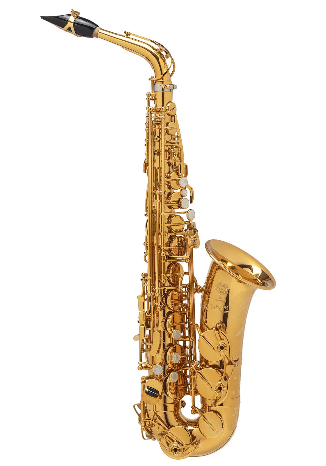 SELMER ALTO - SUPREME - AUG (GOLD PLATED ENGRAVED)