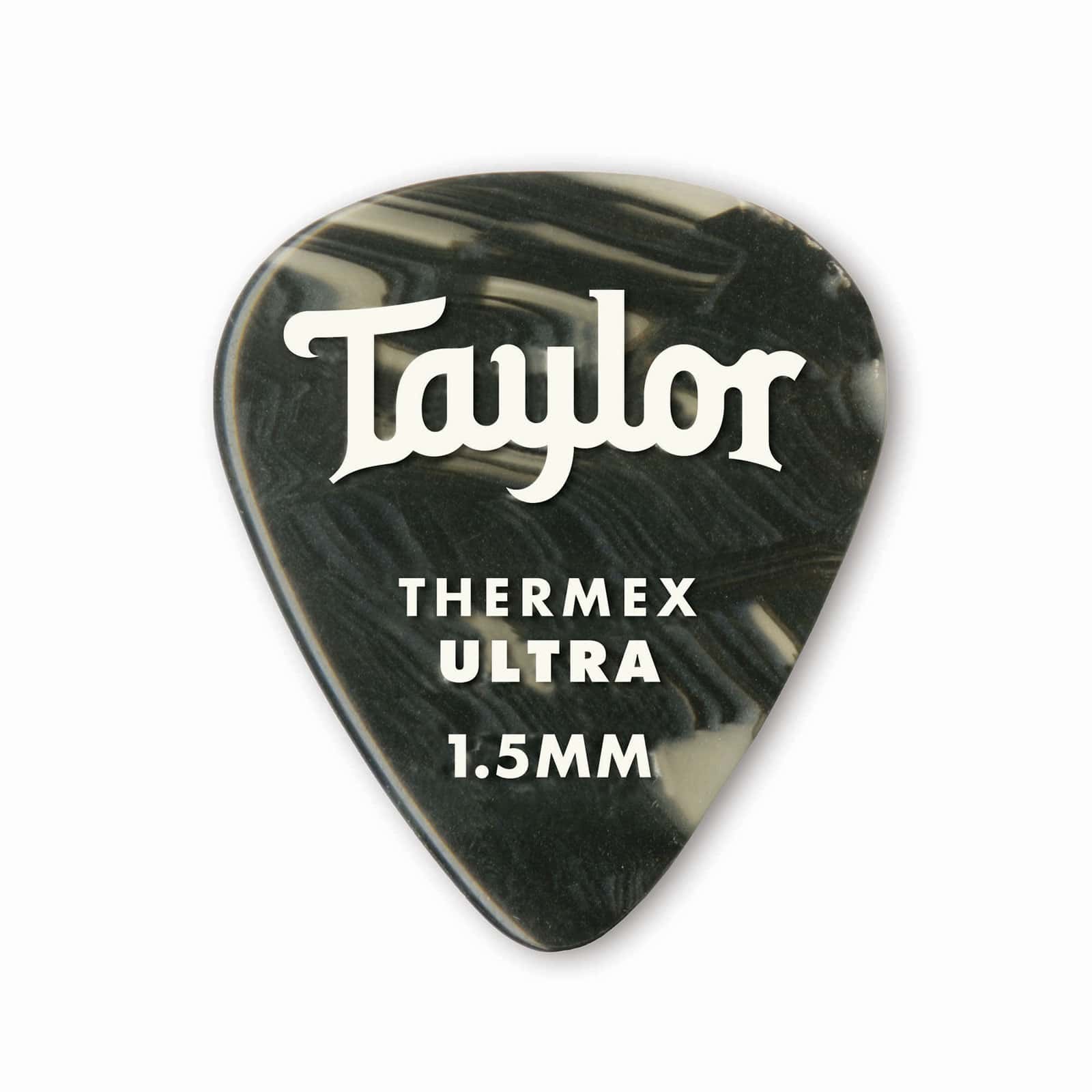 TAYLOR GUITARS PREMIUM 351 THERMEX ULTRA PICKS BLACK ONYX 1.50MM 6-PACK