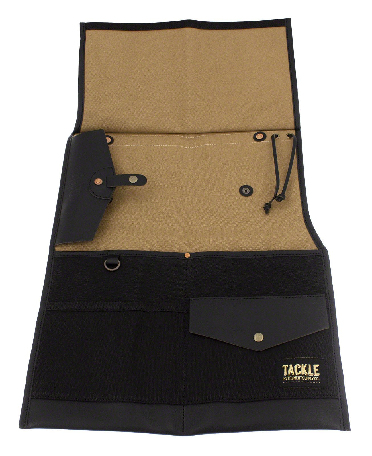 TACKLE INSTRUMENTS WAXED CANVAS BI-FOLD STICK CASE - BLACK