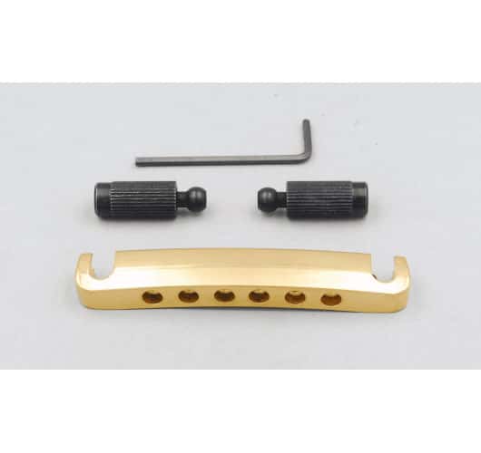 GOTOH BRIDGE/STOPTAIL ELECTRIC GUITAR TUNOMATIC ALUMINIUM TAILPIECE, X-GOLD SCREW N