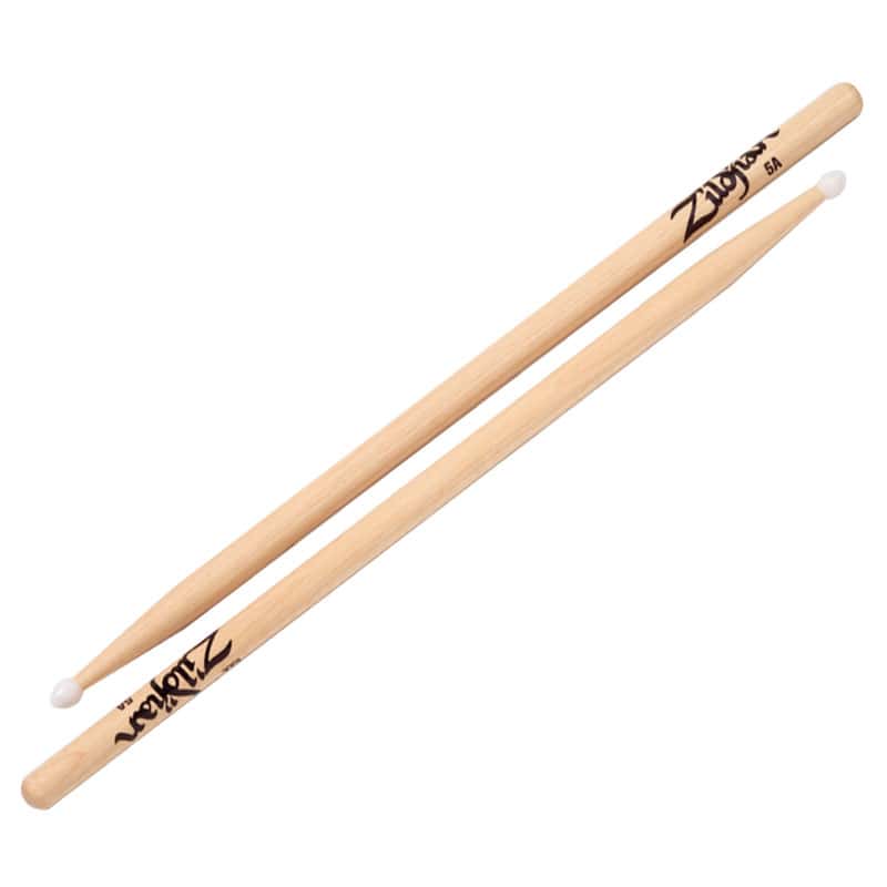 ZILDJIAN ACCESSORIES HICKORY SERIES - 5A NYLON - NATURAL DRUMSTICK